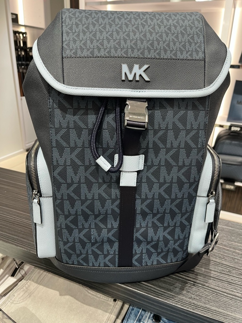 Michael Kors Cooper Large Utility Backpack MK admirl multi new in wrap tag